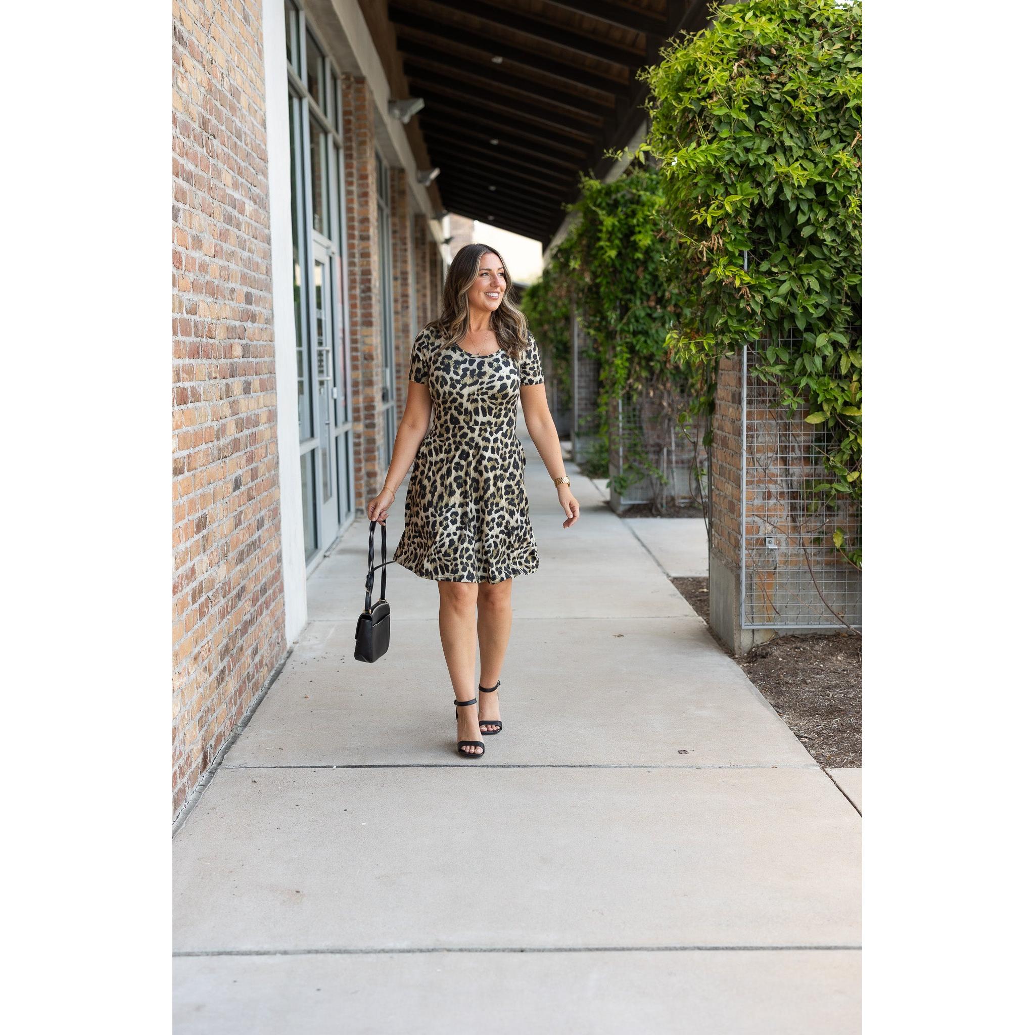 Ready to Ship | The Layla Leopard Dress