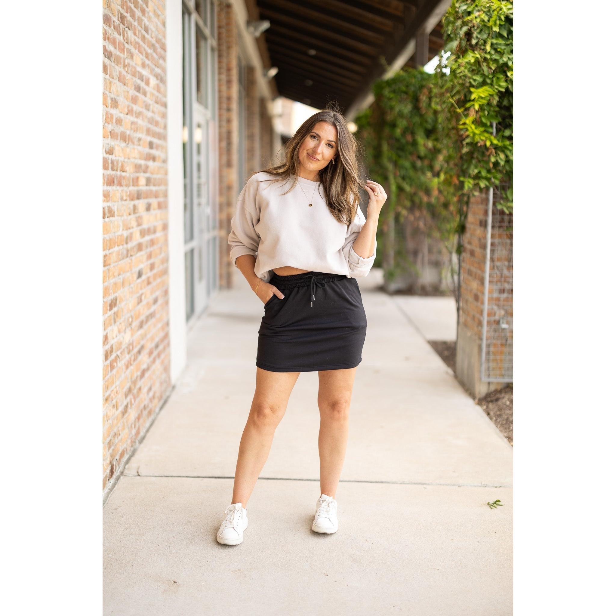 Ready to Ship | The Janet Fleece Jogger Skirt
