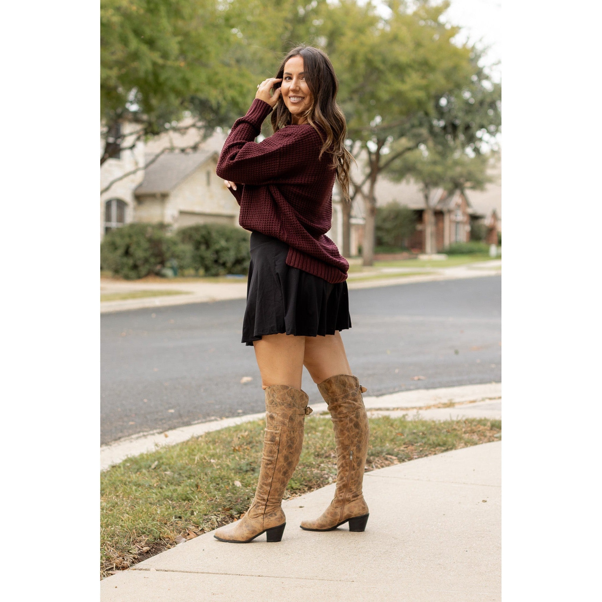 Ready to Ship | The Brielle Black Skort