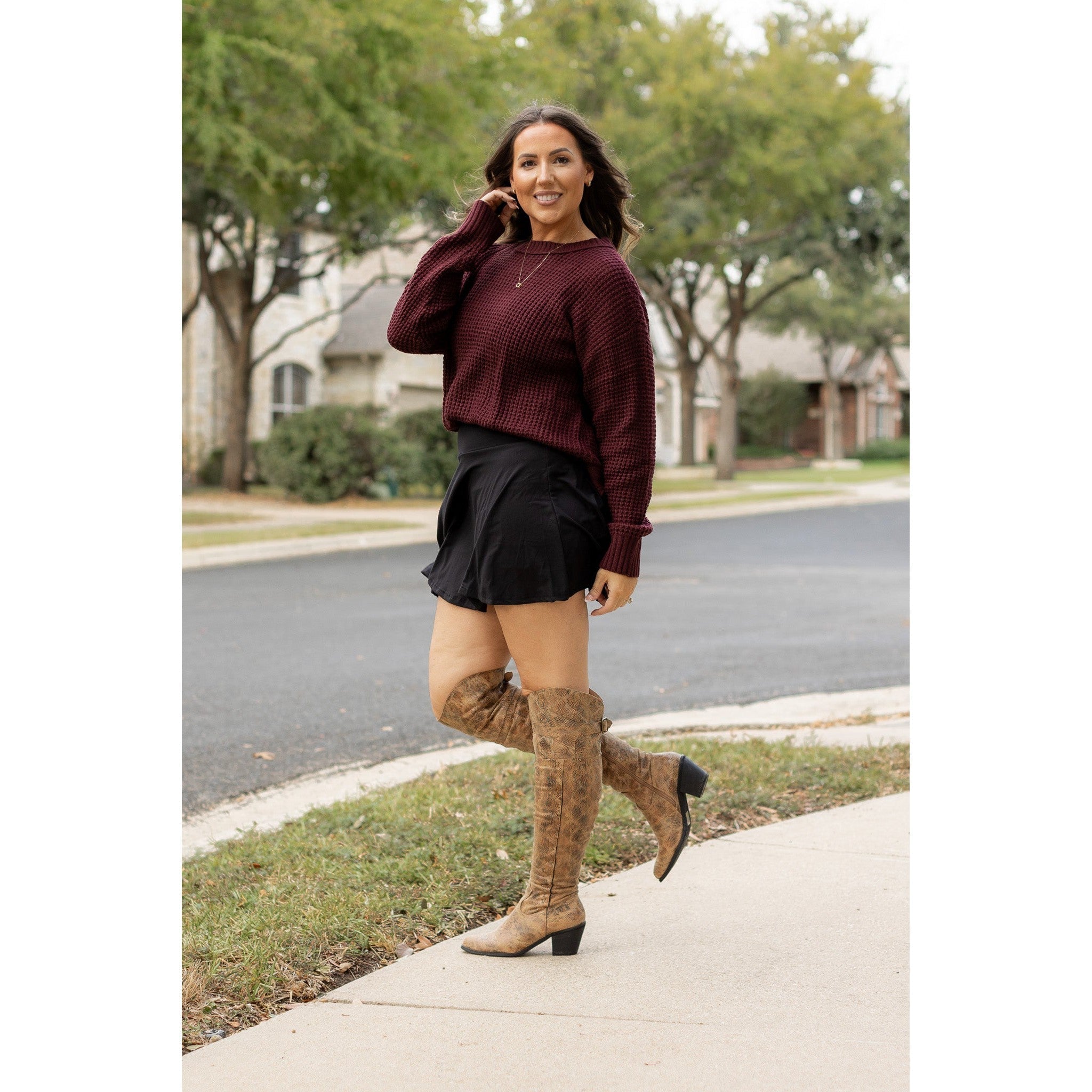 Ready to Ship | The Brielle Black Skort