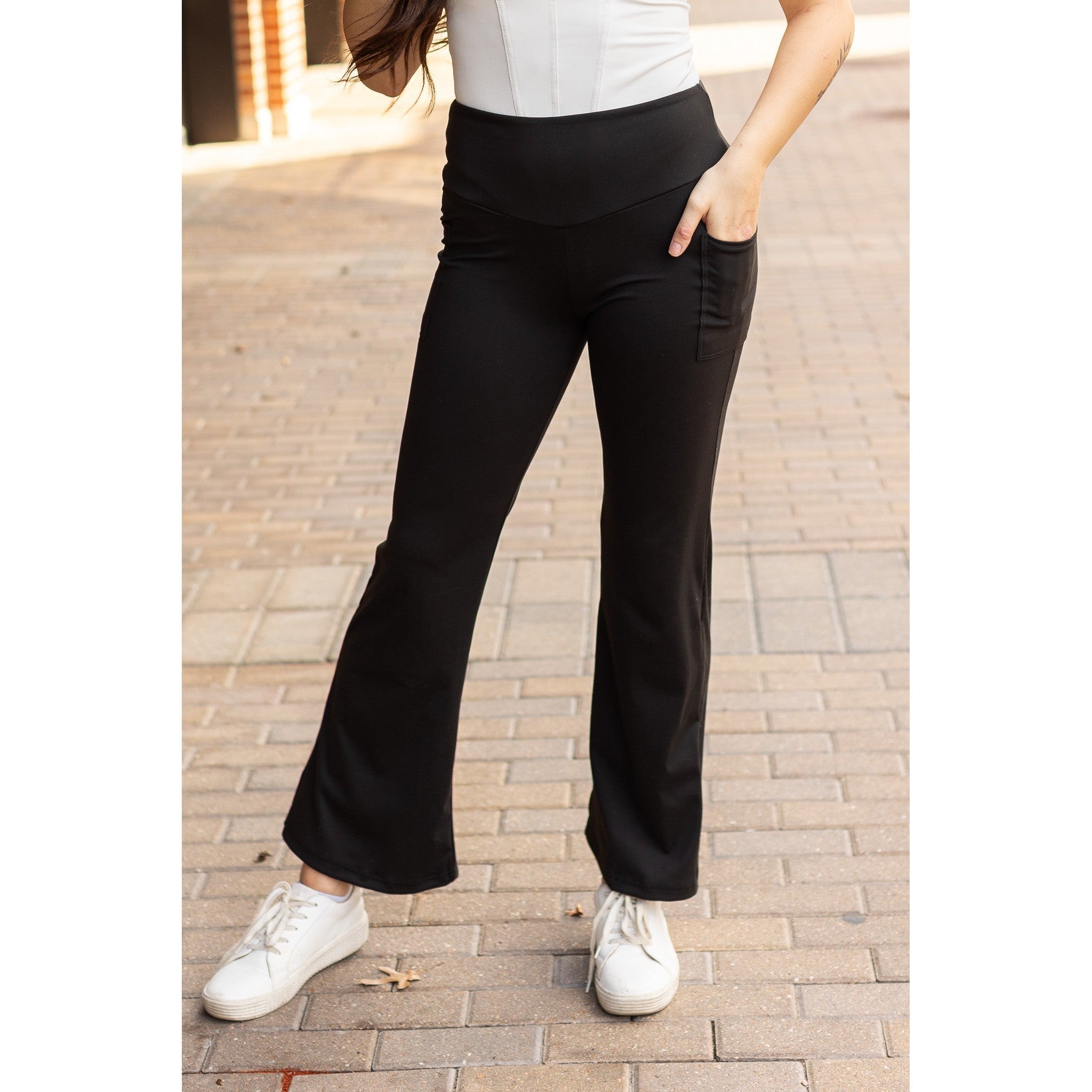 The Madeline - Tummy Control Bootcut Leggings