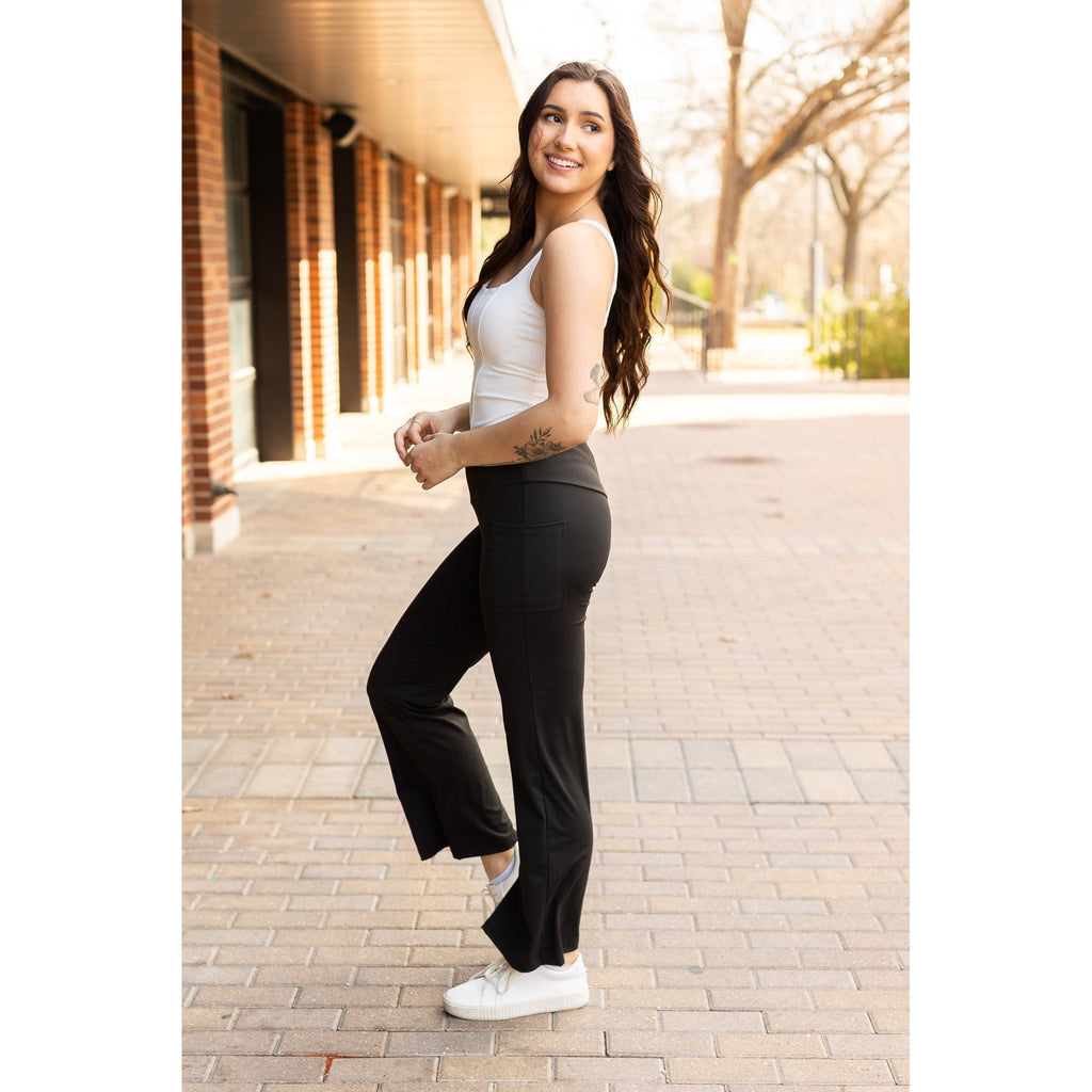 The Madeline - Tummy Control Bootcut Leggings
