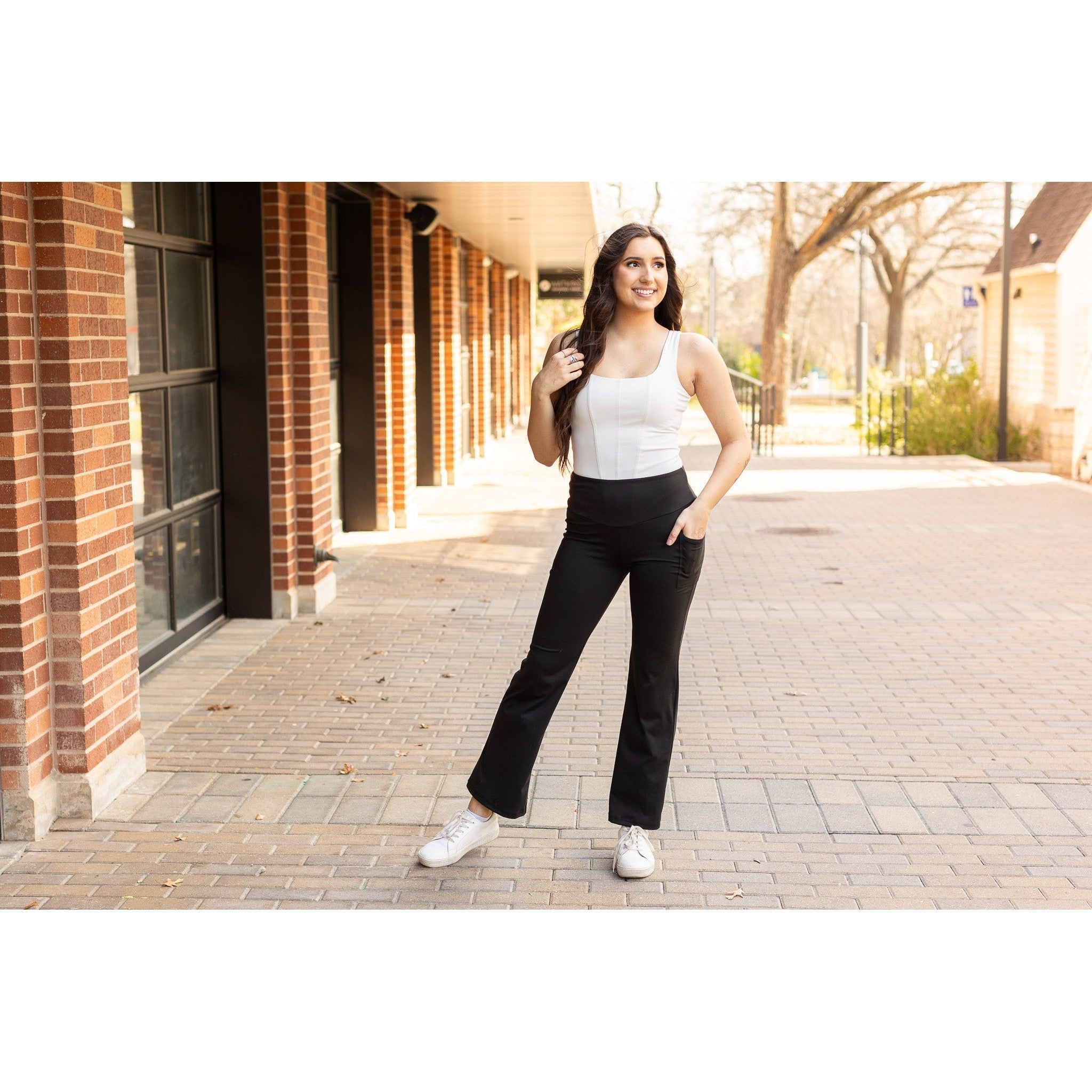 The Madeline - Tummy Control Bootcut Leggings