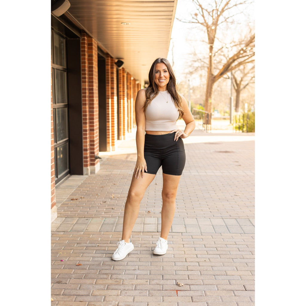 The Callie - Tummy Control Biker 5" Shorts