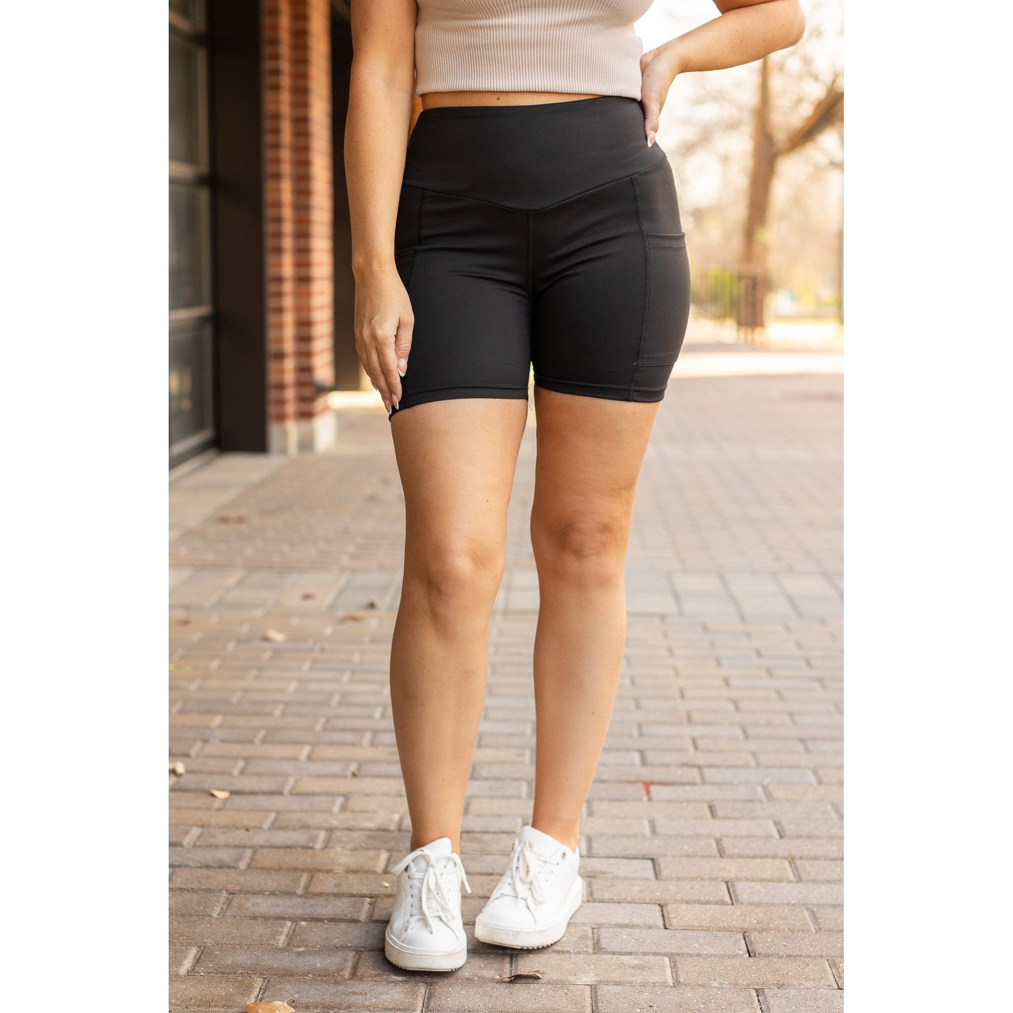 The Callie - Tummy Control Biker 5" Shorts