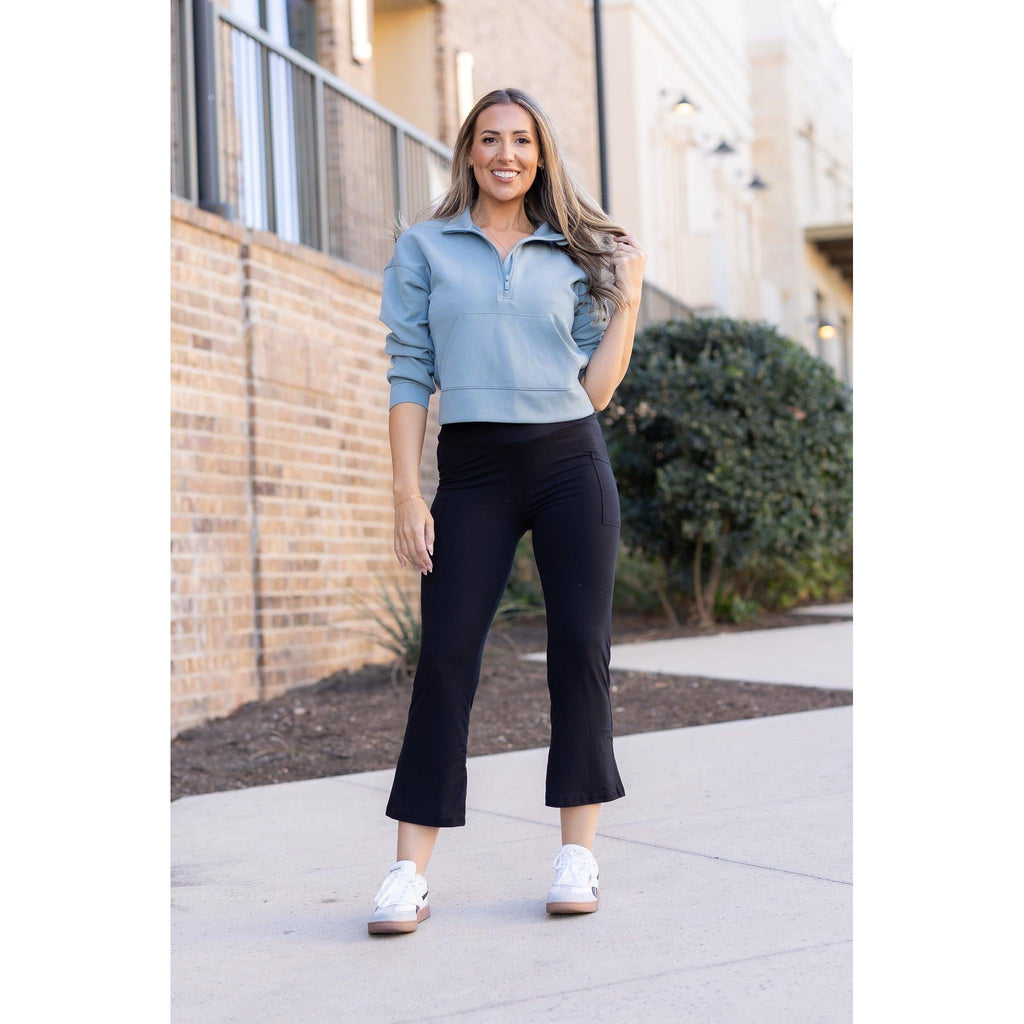 Ready to Ship | The Delilah - Kick Flare Leggings with Pockets