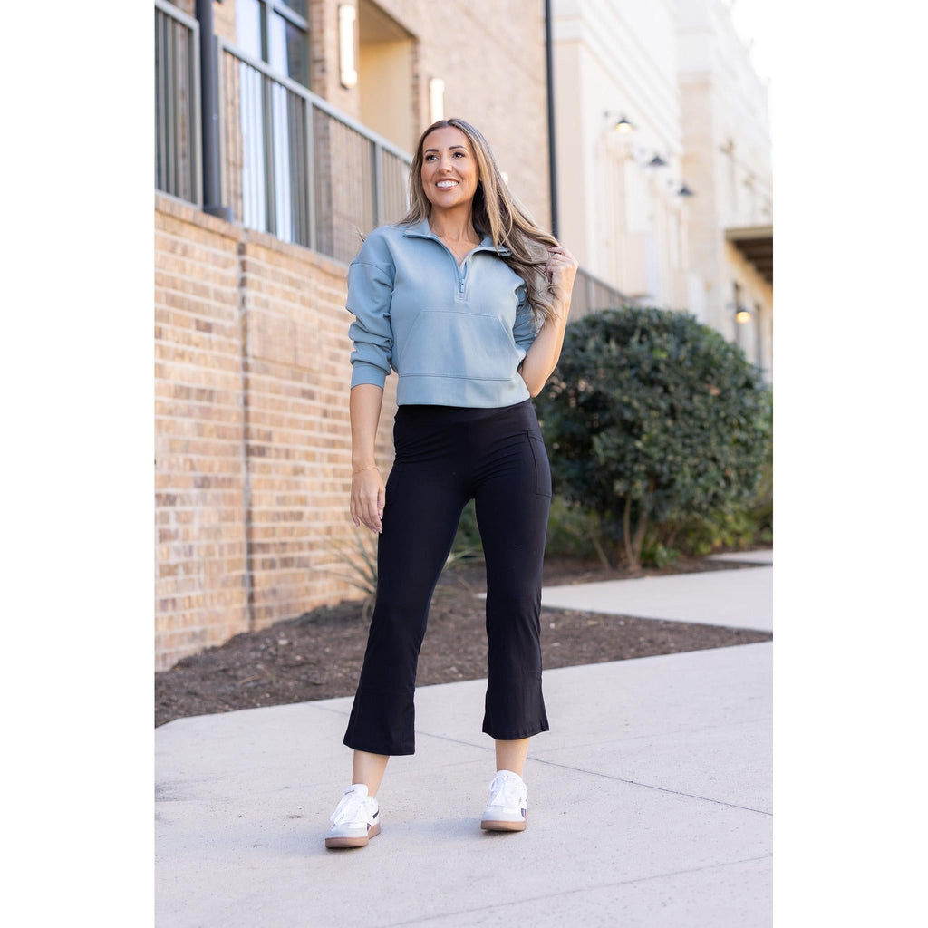 Ready to Ship | The Delilah - Kick Flare Leggings with Pockets