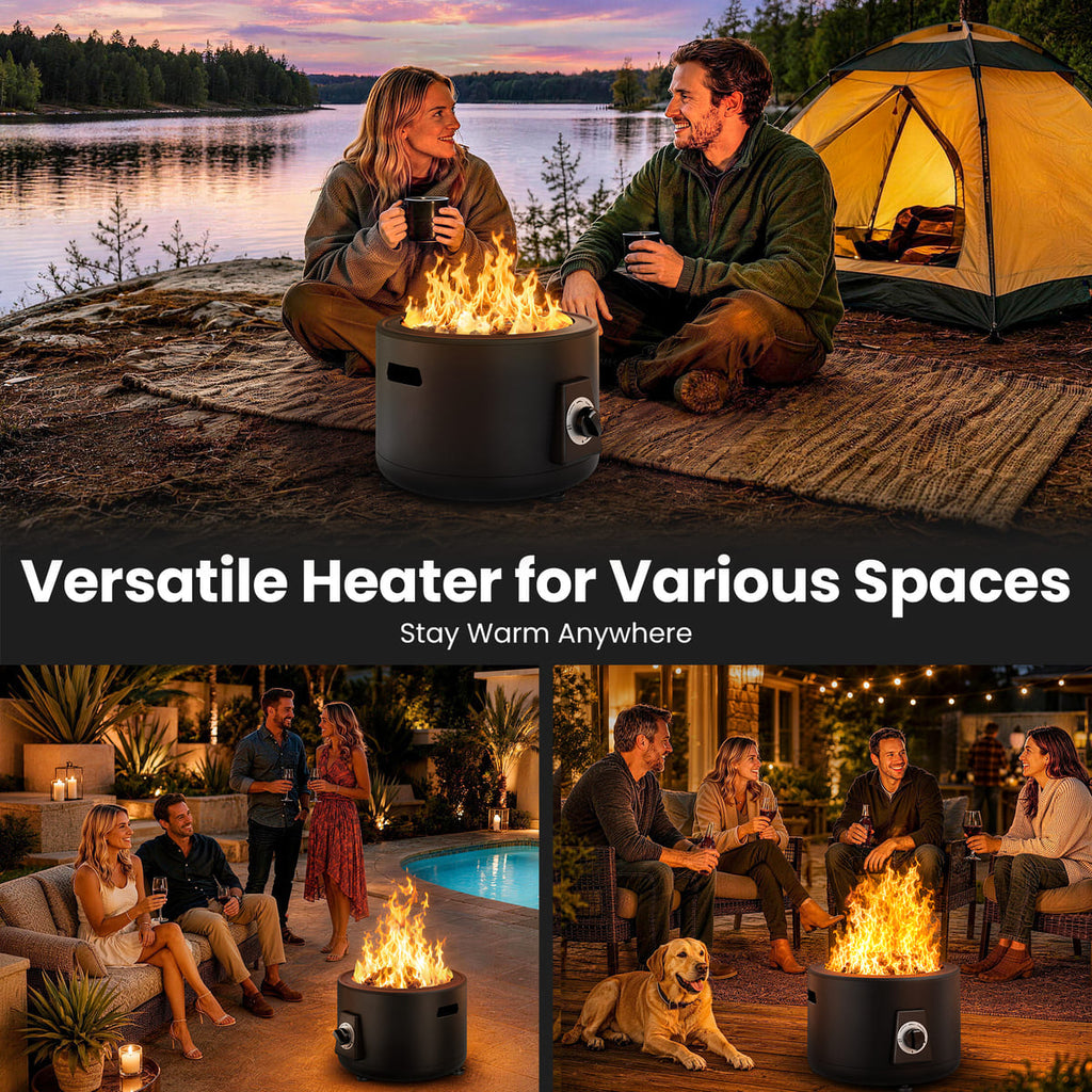 Pyra Base Portable Fire Pit, 60,000 BTU