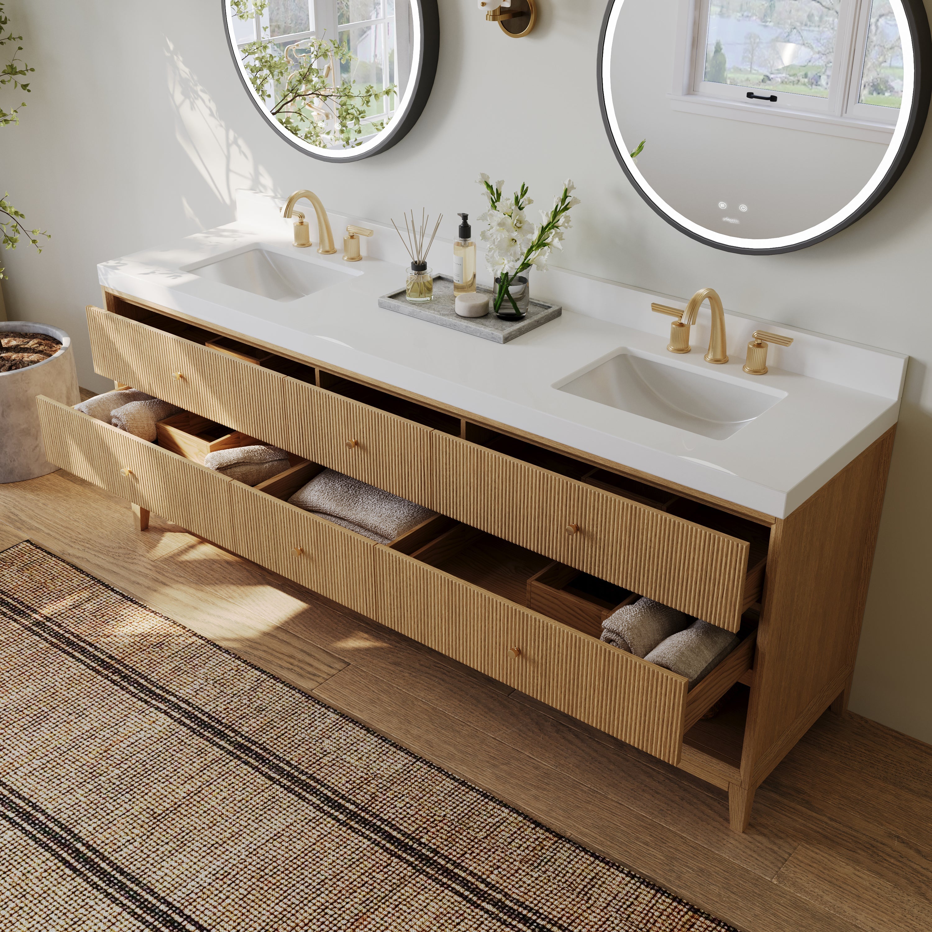 Momo 84" Bath Vanity Set