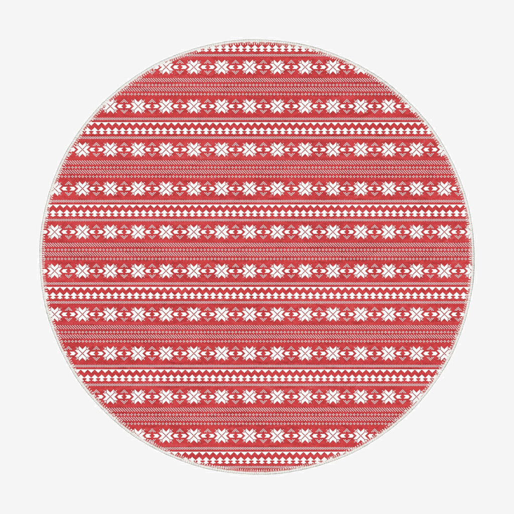 Lavender Christmas Rug