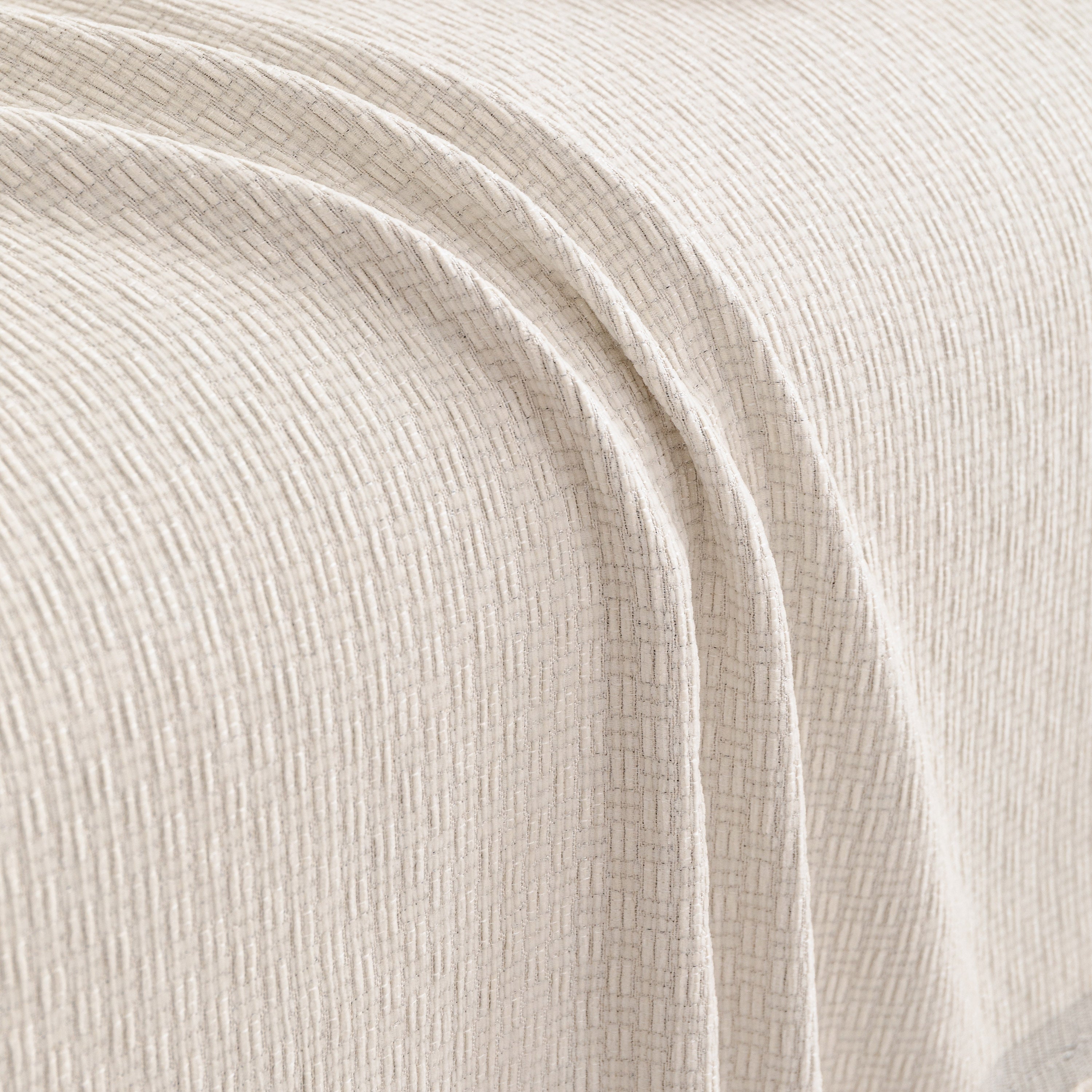 Textured Woven Modern Sofa Cover, Natural Blend Decorative Couch Throw Blanket