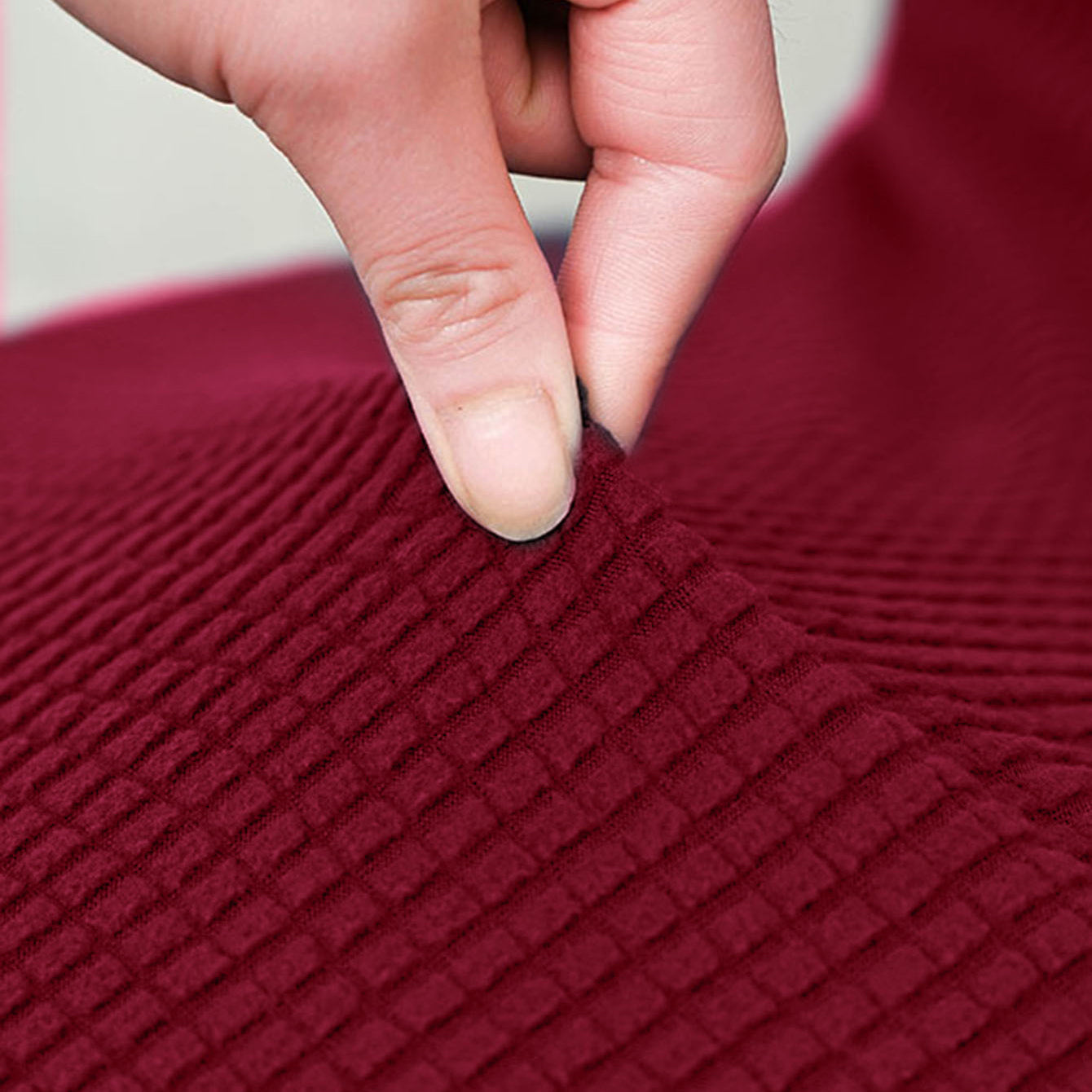 Polar Fleece Recliner Chair Cover, 4-Piece Soft Plush Slipcover with Pocket for Reclining Chairs