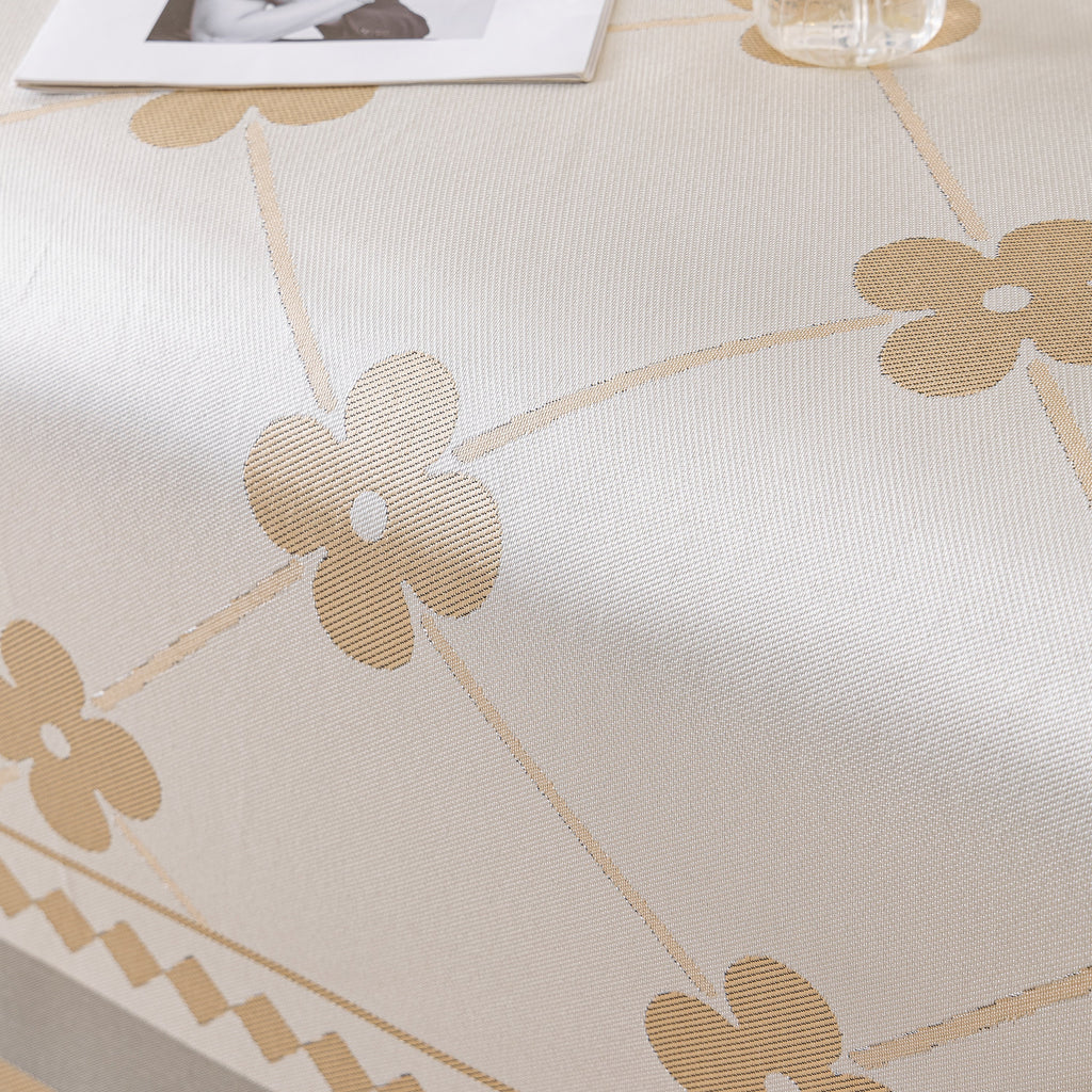 Cooling Four-Leaf Clover Hope Faith Love Luck Summer Comfy Ice Silk Furniture Throw Covers for Sofas