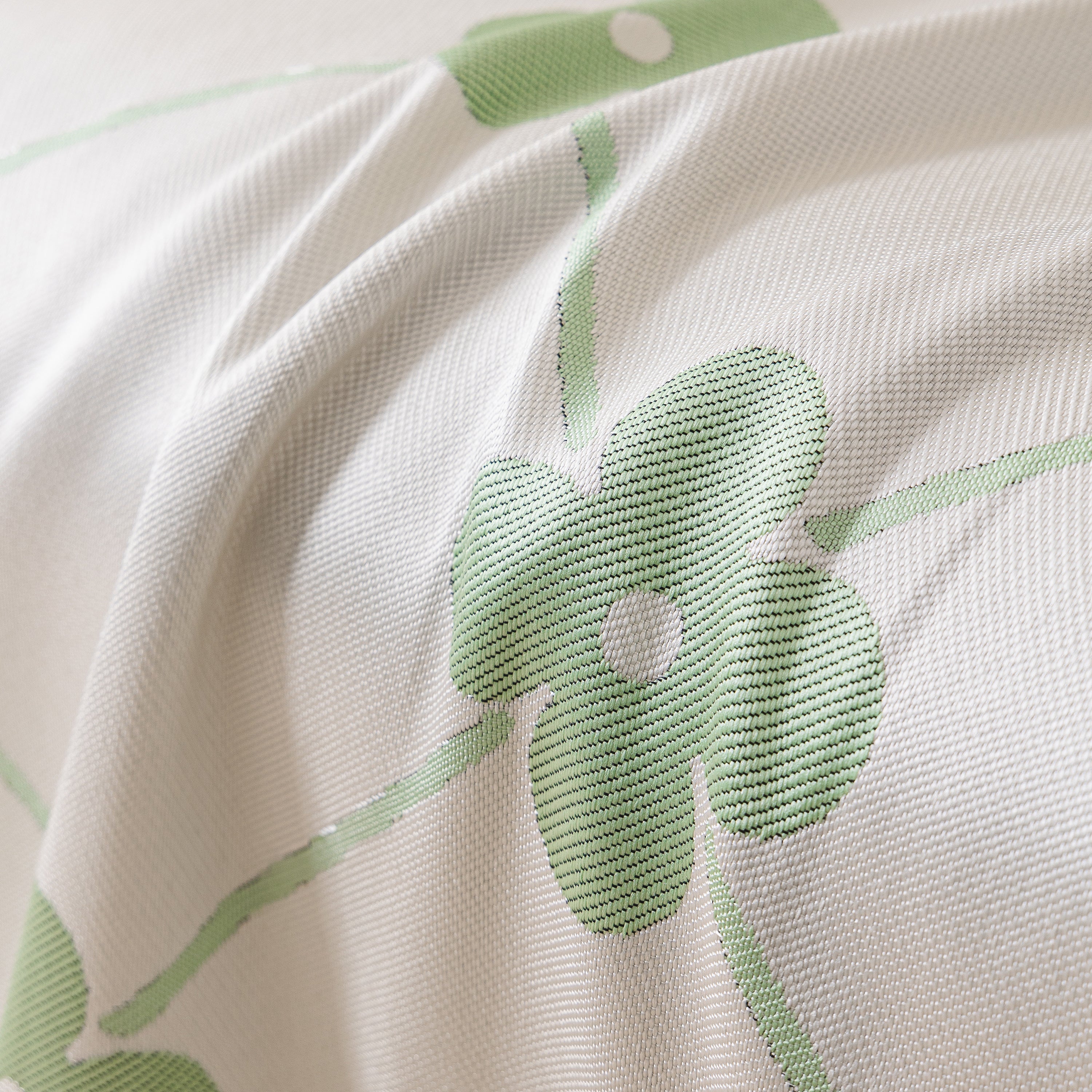 Cooling Four-Leaf Clover Hope Faith Love Luck Summer Comfy Ice Silk Furniture Throw Covers for Sofas