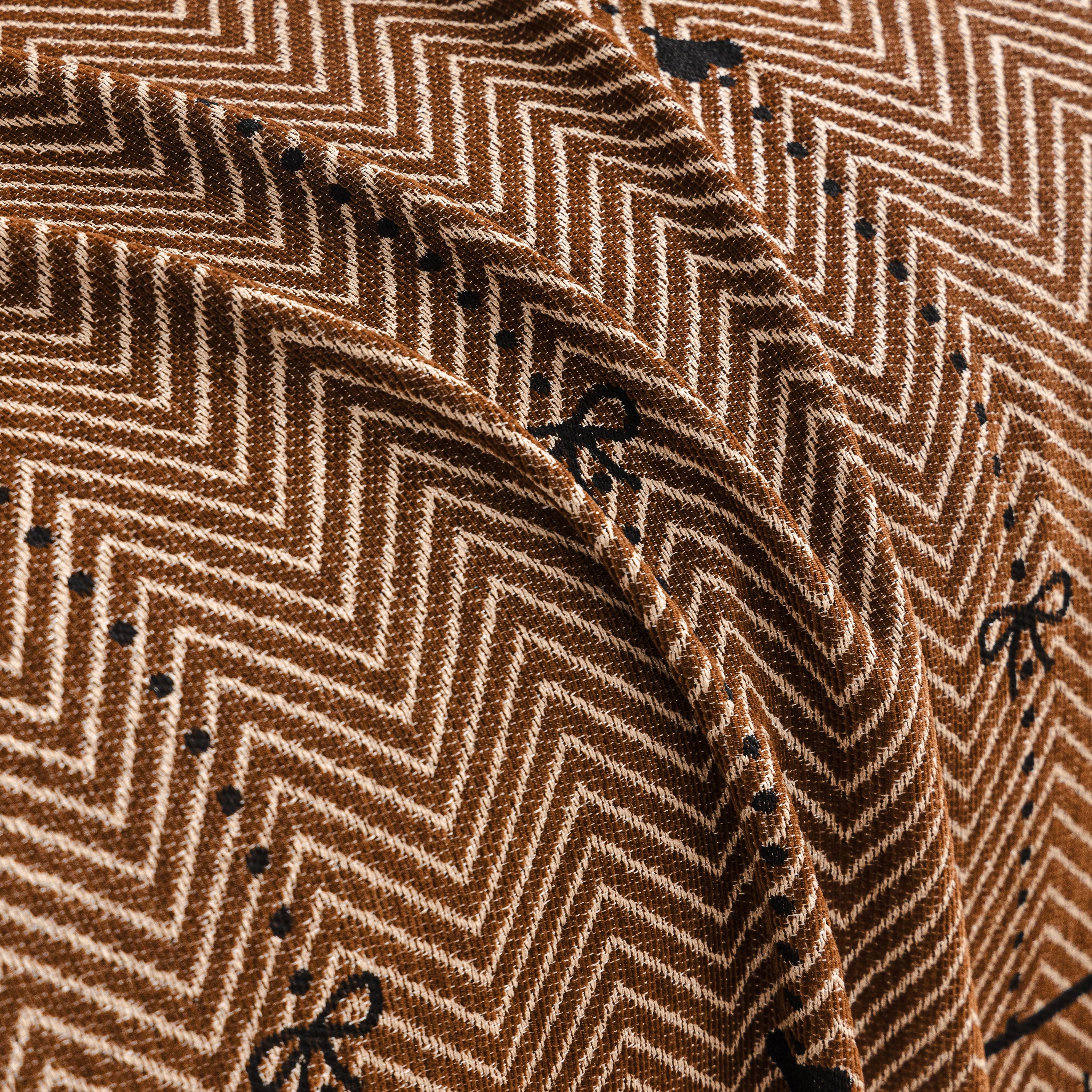 Chenille Couch Throw Cover Decorative Herringbone Sofa Blanket Protector for Couch