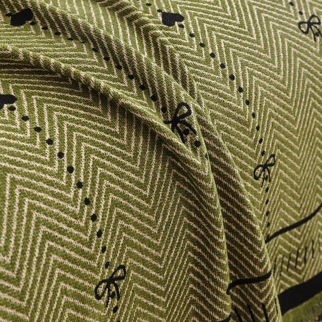 Chenille Couch Throw Cover Decorative Herringbone Sofa Blanket Protector for Couch