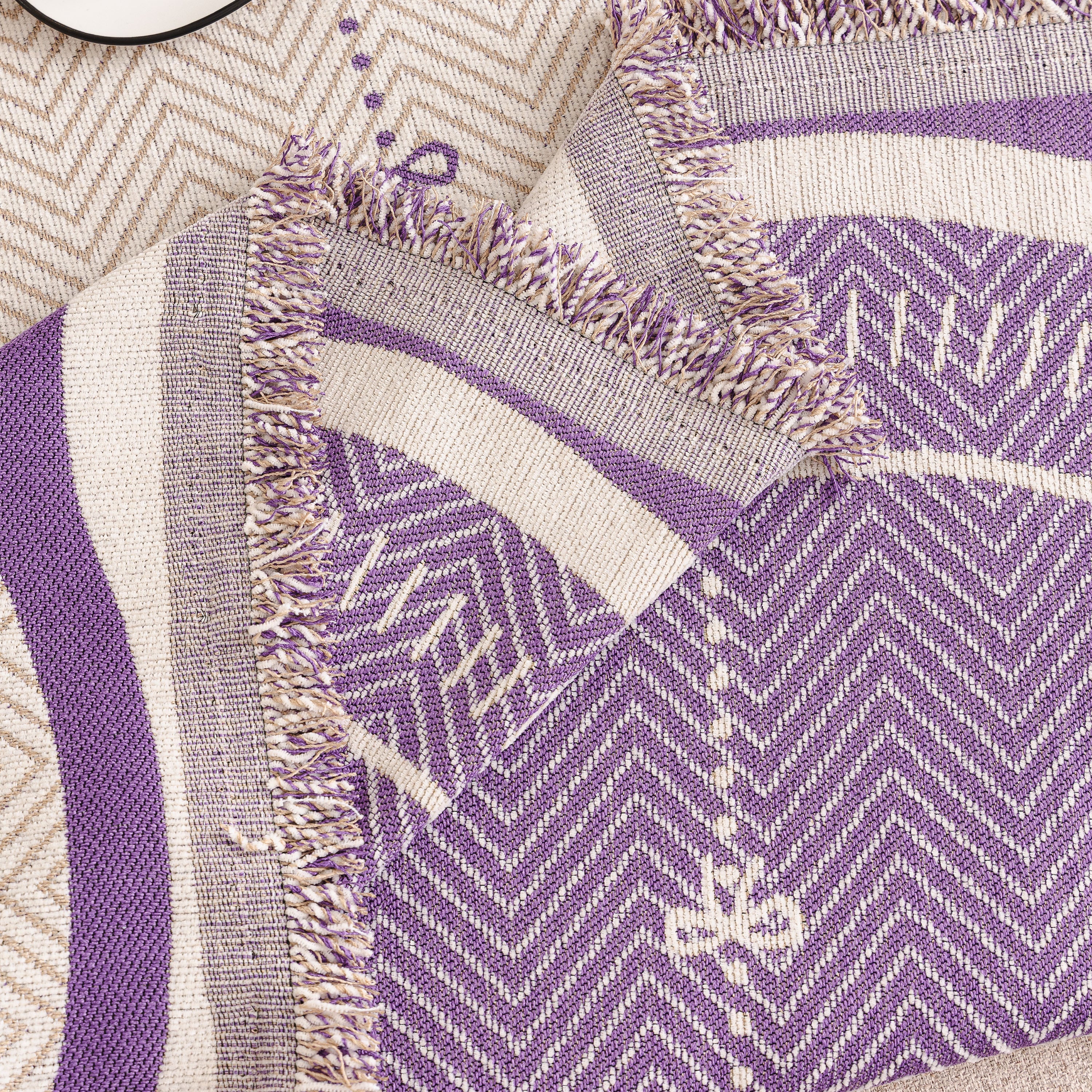 Chenille Couch Throw Cover Decorative Herringbone Sofa Blanket Protector for Couch