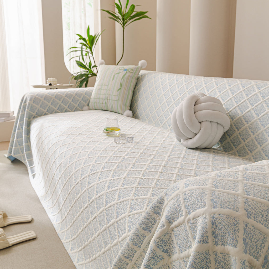Cooling Couch Cover Throw, Washable Breathable Summer Bed Cover Sofa Protector Covers