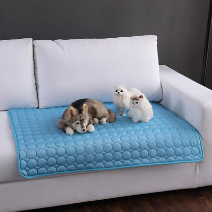 Dog Cooling Mat Summer Pet Cold Bed Extra Large For Small Big Dogs Pet Accessories Cat Durable Blanket Sofa Cat Ice Pad Blanket