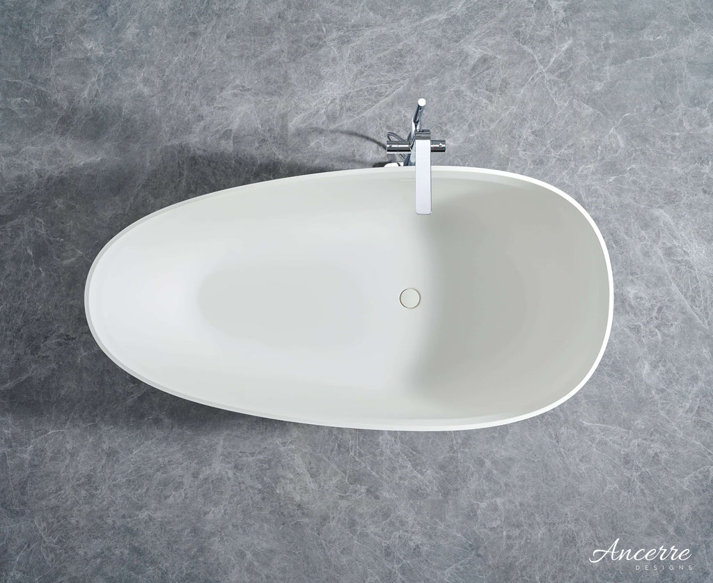 Arden 67” Freestanding Solid Surface Bathtub