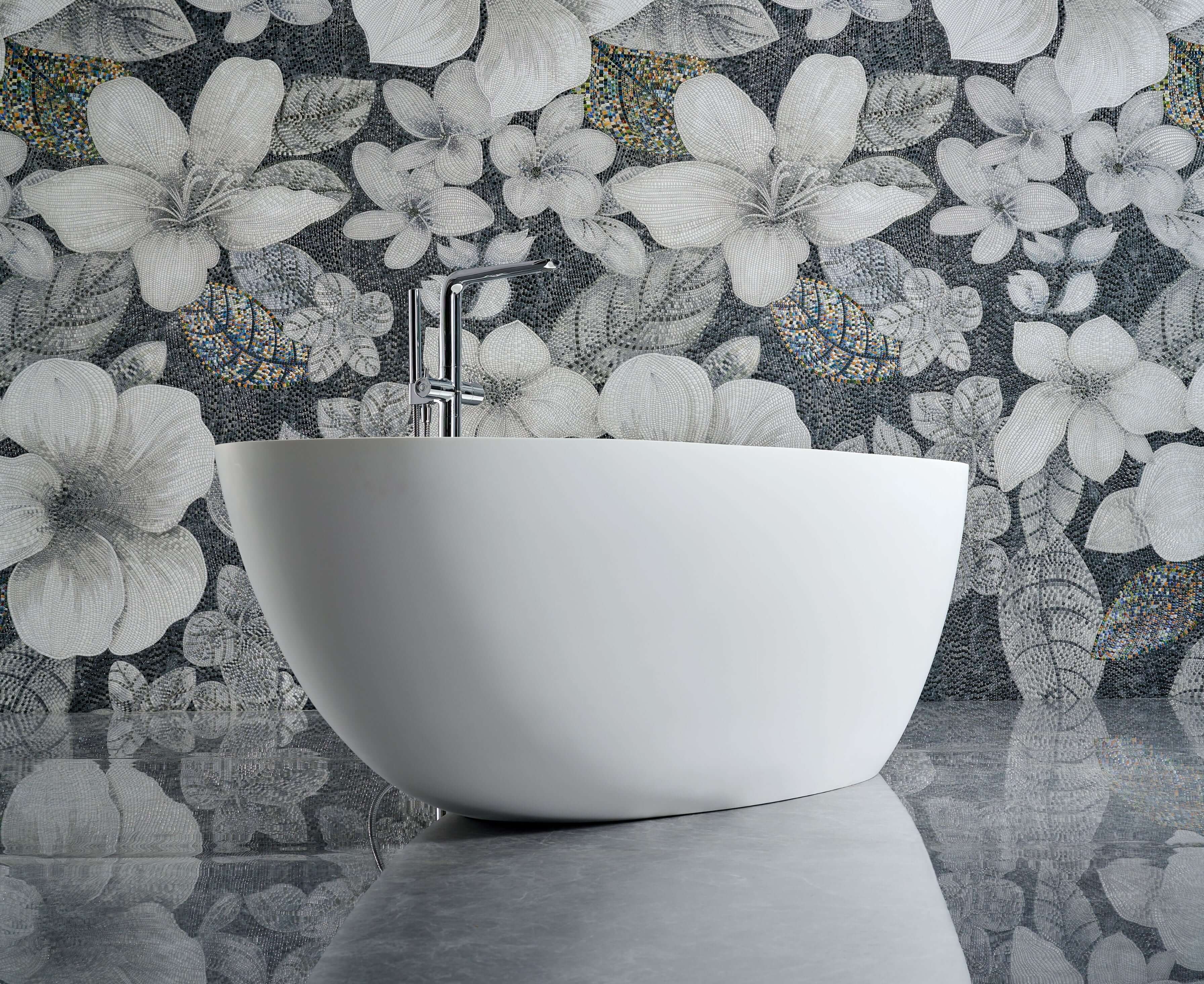 Arden 67” Freestanding Solid Surface Bathtub