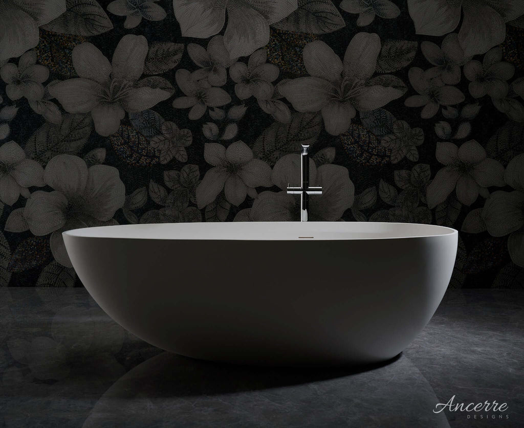 Arden 67” Freestanding Solid Surface Bathtub