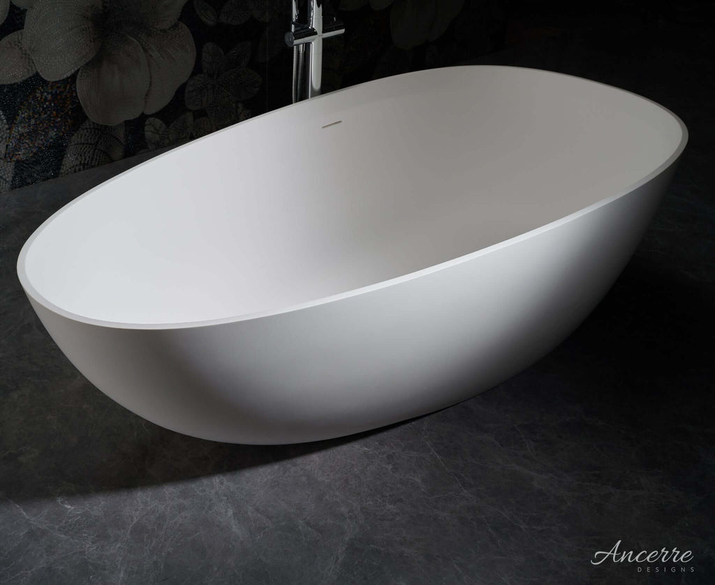 Arden 67” Freestanding Solid Surface Bathtub