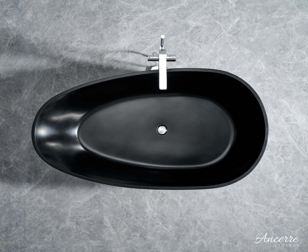 Arden 67” Freestanding Solid Surface Bathtub