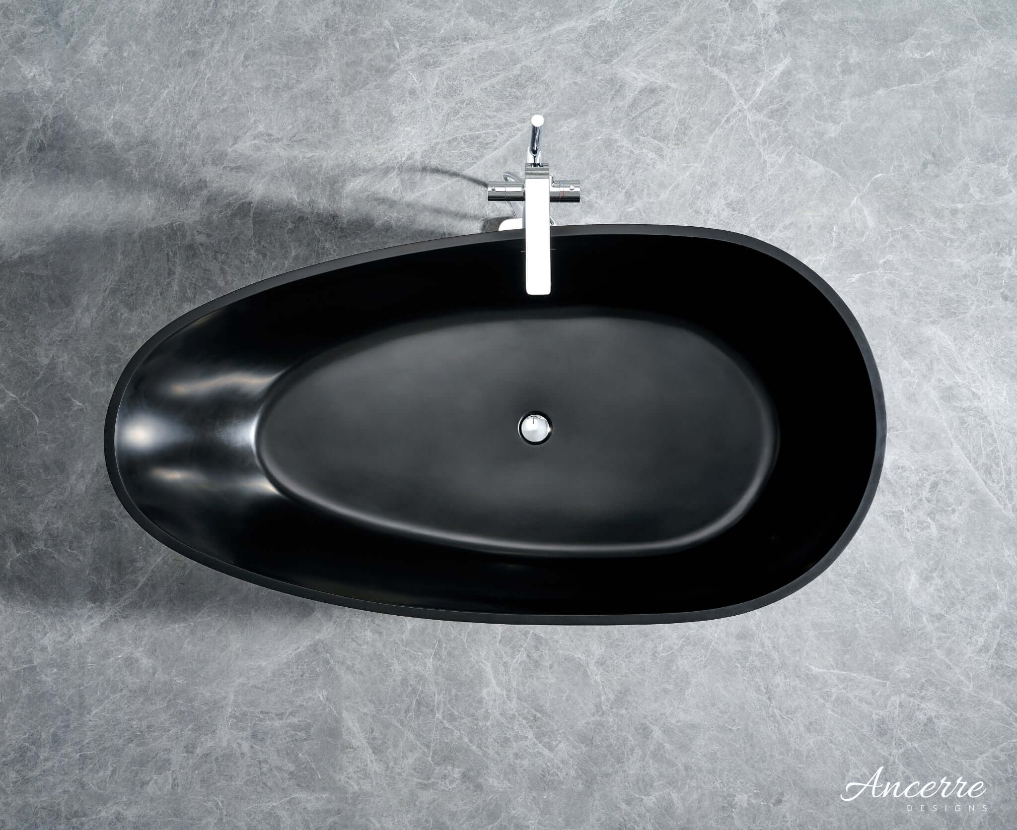 Arden 67” Freestanding Solid Surface Bathtub