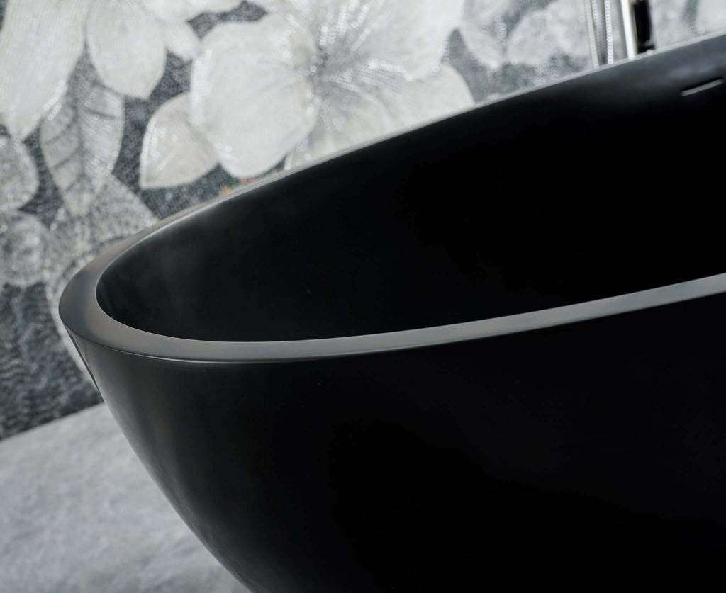 Arden 67” Freestanding Solid Surface Bathtub