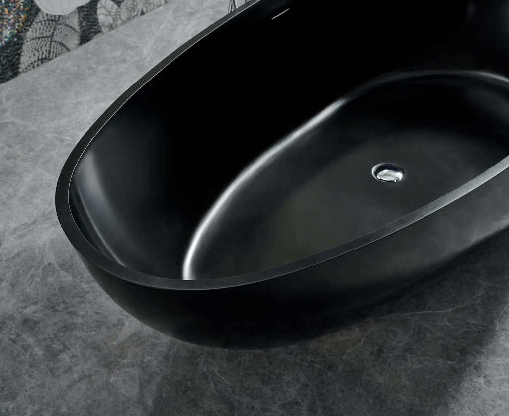 Arden 67” Freestanding Solid Surface Bathtub