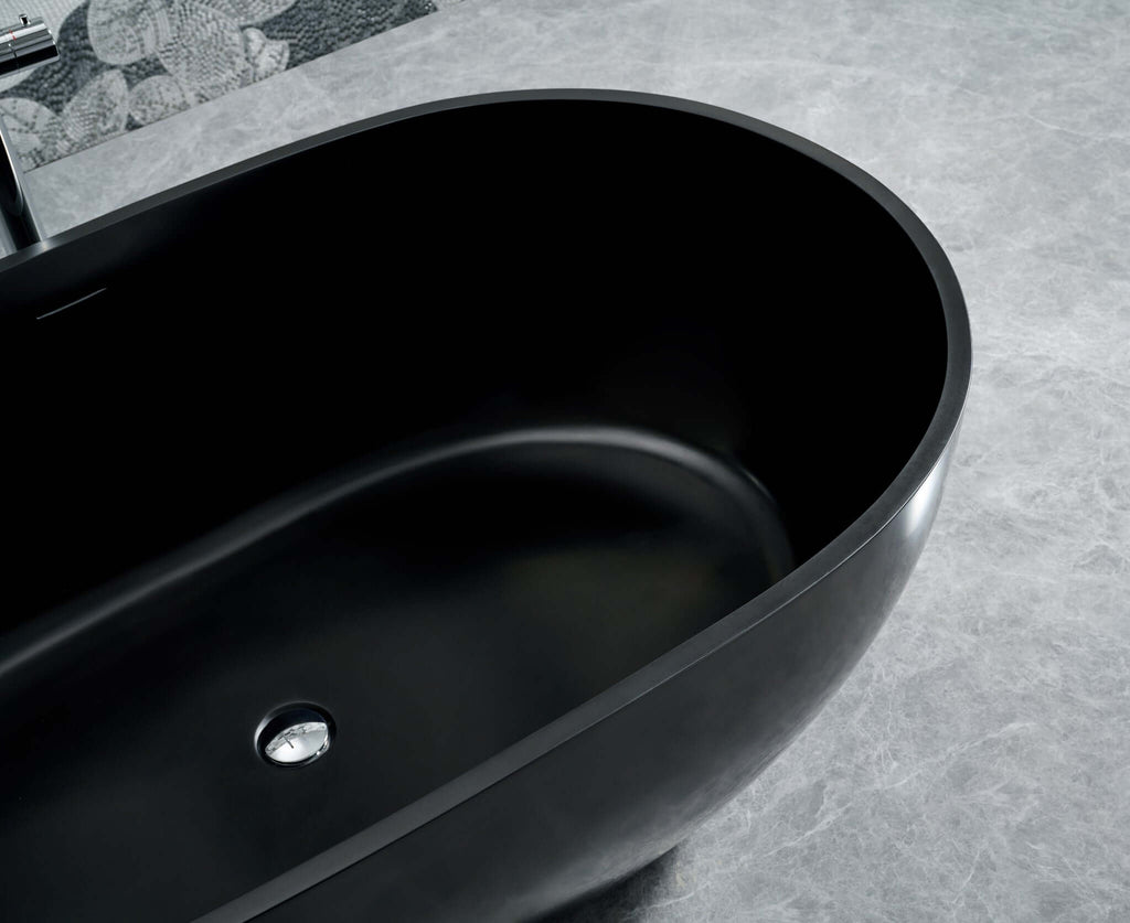 Arden 67” Freestanding Solid Surface Bathtub