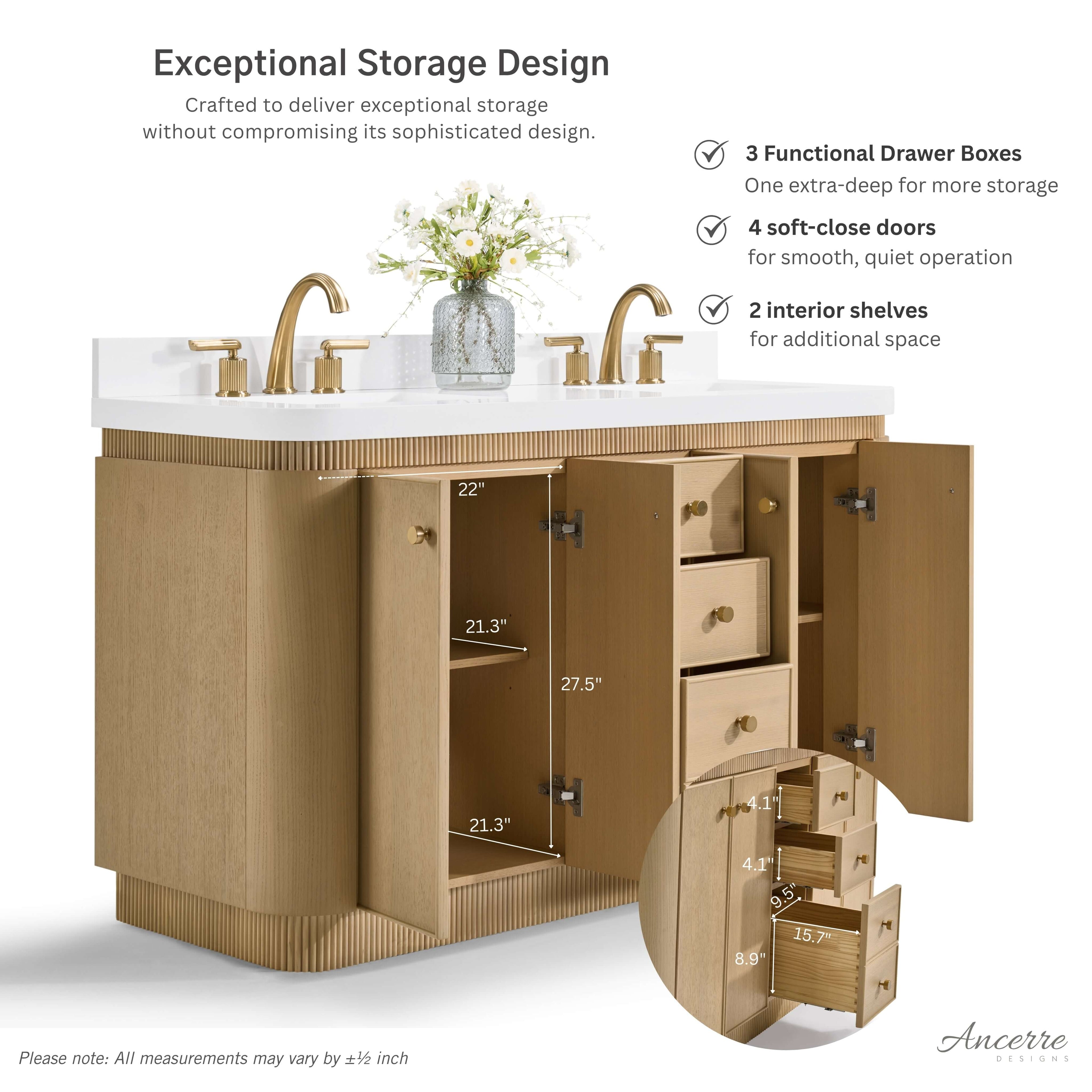 Aston 60" Bath Vanity Set