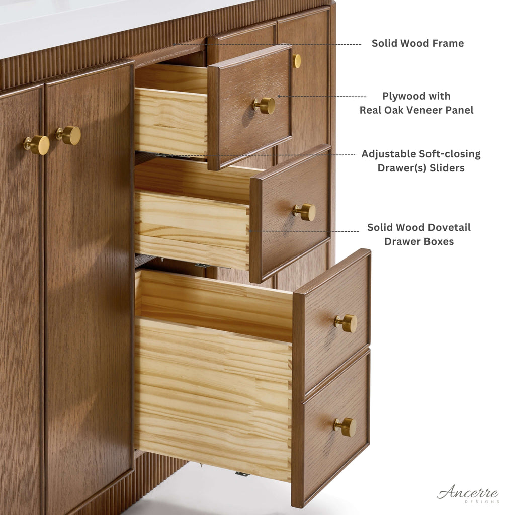 Aston 84" Bath Vanity Set