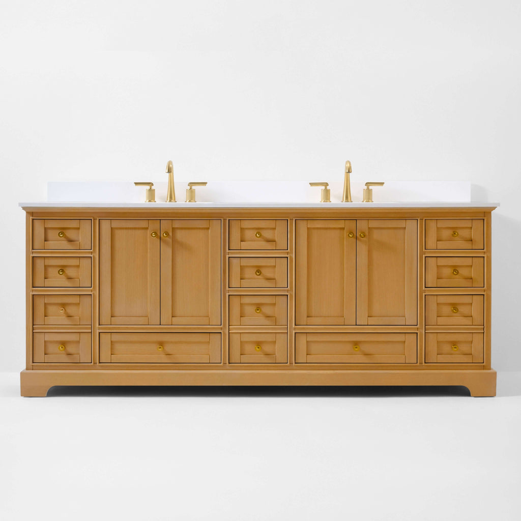 Audrey Bathroom Vanity in Sienna Finish