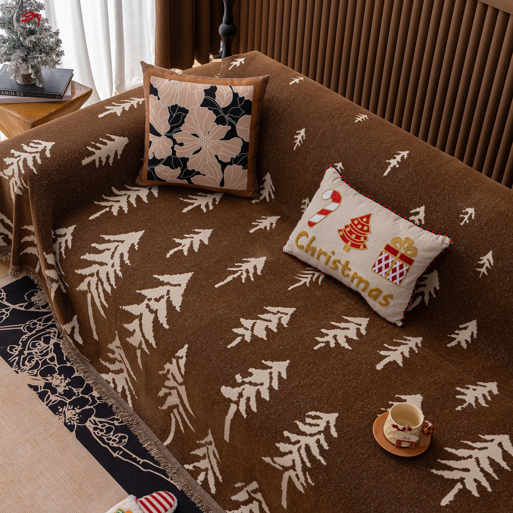 Modern Couch Covers for Couches Large Decorative Throw Blanket with Tassels for Couch