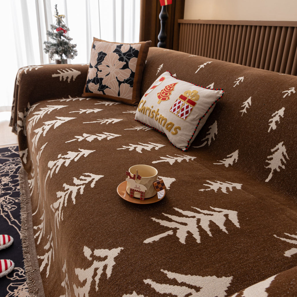 Modern Couch Covers for Couches Large Decorative Throw Blanket with Tassels for Couch