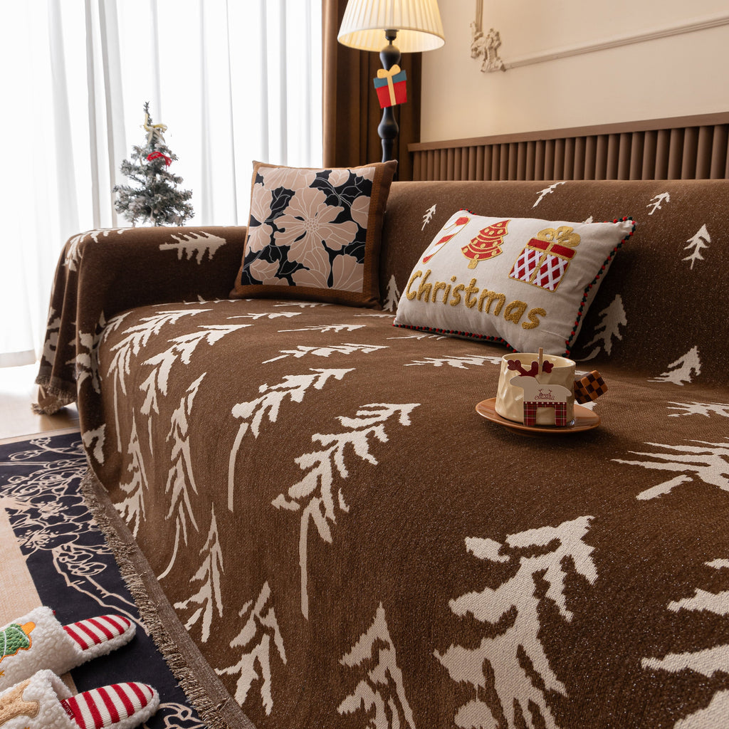 Modern Couch Covers for Couches Large Decorative Throw Blanket with Tassels for Couch