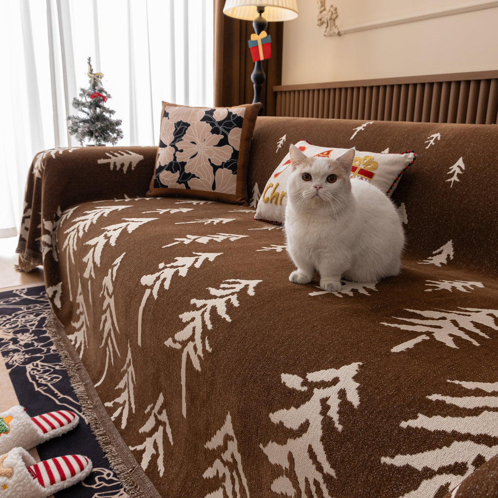 Modern Couch Covers for Couches Large Decorative Throw Blanket with Tassels for Couch