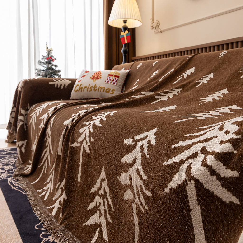 Modern Couch Covers for Couches Large Decorative Throw Blanket with Tassels for Couch