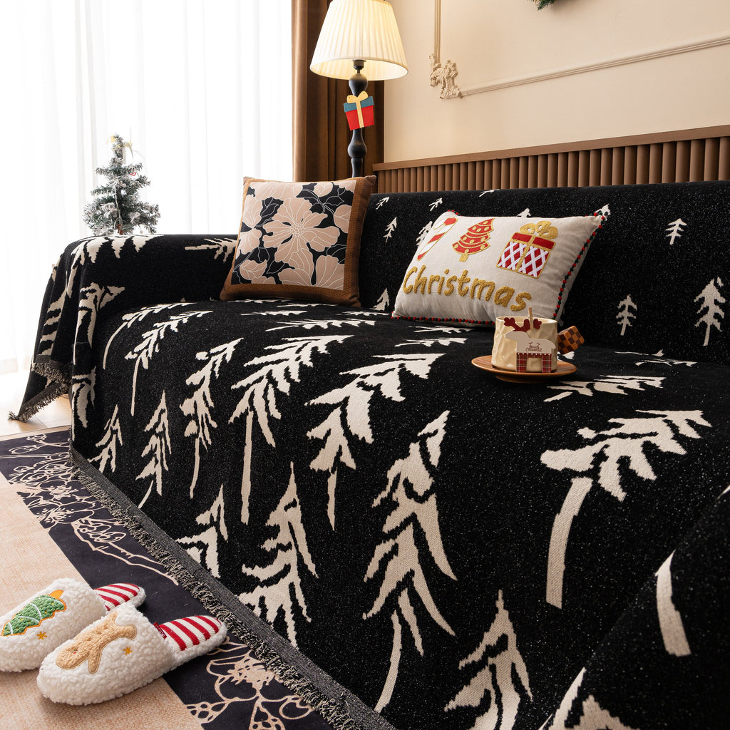 Modern Couch Covers for Couches Large Decorative Throw Blanket with Tassels for Couch