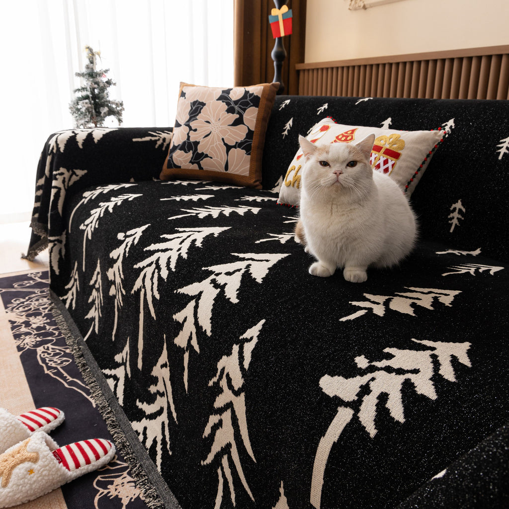 Modern Couch Covers for Couches Large Decorative Throw Blanket with Tassels for Couch