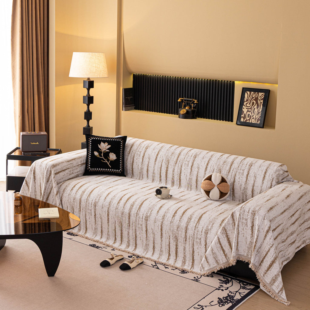 Chenille Oversized Throws for Couches, Washable and Durable Sofa Slipcover for Pets