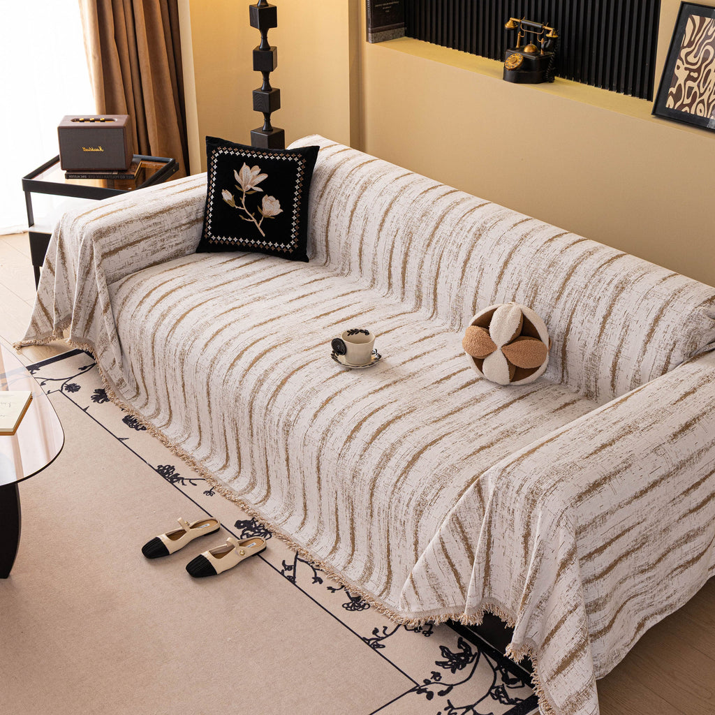 Chenille Oversized Throws for Couches, Washable and Durable Sofa Slipcover for Pets