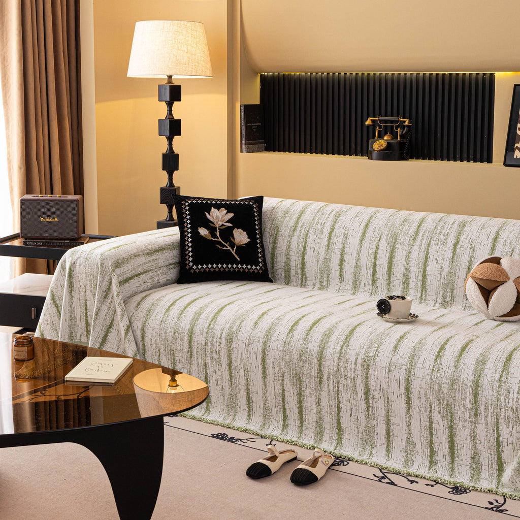 Chenille Oversized Throws for Couches, Washable and Durable Sofa Slipcover for Pets