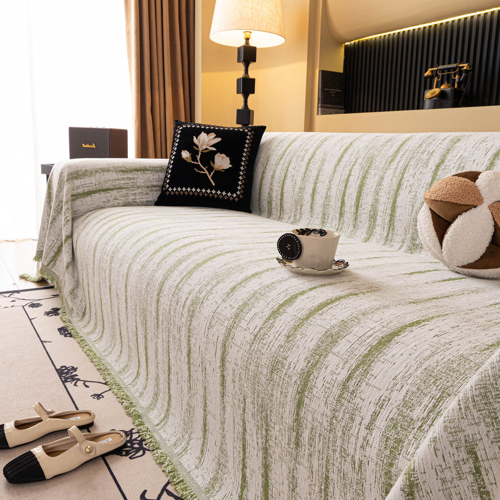 Chenille Oversized Throws for Couches, Washable and Durable Sofa Slipcover for Pets