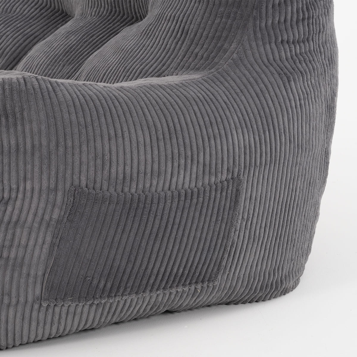 Pamapic 2-Seat Big Teddy Fabric Bean Bag Couch for Dorm Room & Bedroom