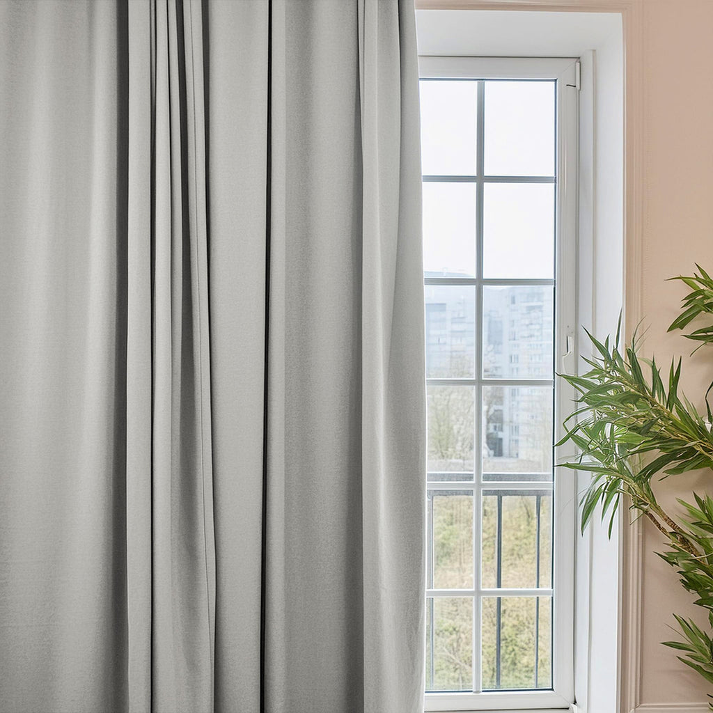 Blackout Gray Curtain