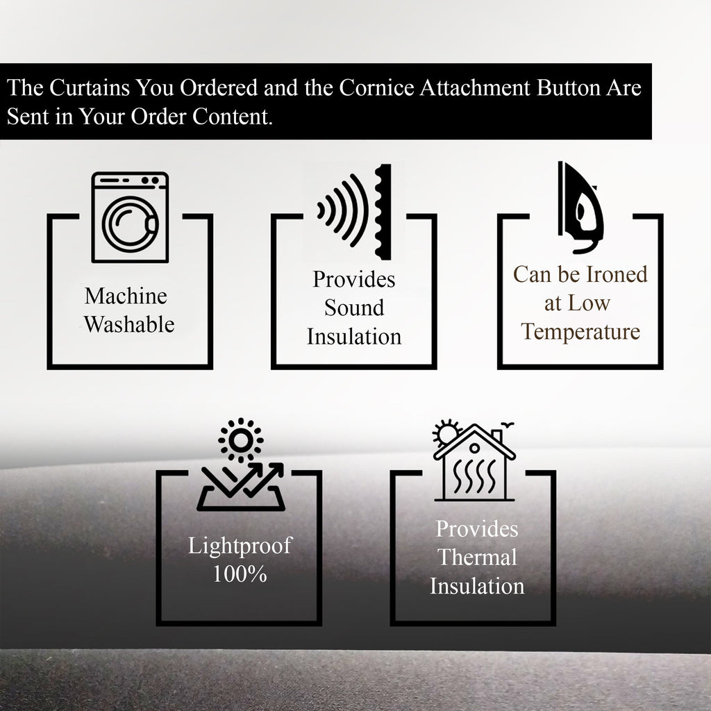 Blackout Black Curtain
