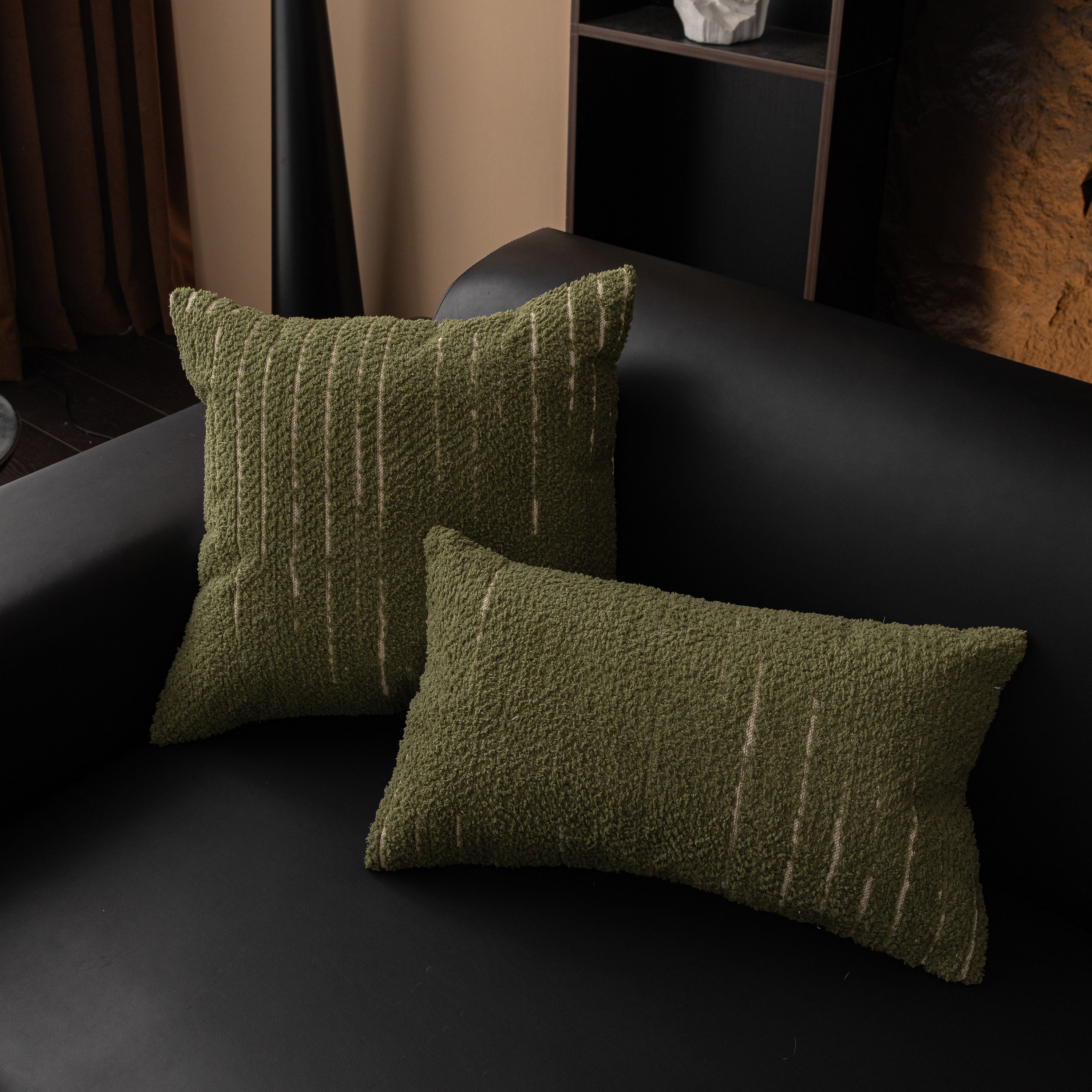 Textured Sofa Seat Cover with Wave Edge – Non-Slip, Washable Couch Throw Protector